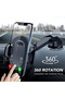 4-in-1 Universal Car Phone Holder, Dashboard, Windshield & Air Vent Mount - 6
