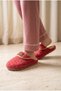 Women's Plush, Glittery, Thick Soled, Soft, Winter House Slippers - 5