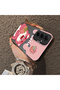 Samsung Galaxy A55 Compatible Silicone Edge Hard Back Case Lotso Patterned Lover Couple Phone Case - 4
