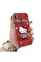 Samsung Galaxy A20 Compatible Silicone Edge Hard Back Case Kitty Patterned Lover Couple Phone Case