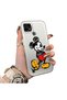 Realme C21 Compatible Silicone Edge Hard Back Case Mickey Patterned Couple Phone Case