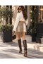 Women's Suede Tassel Corset Belt - Western Boho Style Tie-Back Waist Belt - 6