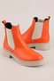 Genuine Leather Double Elastic Casual Lightweight Boots Shakira Orange - 2
