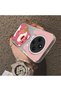 Redmi 14C 4g Compatible Silicone Edge Hard Back Case Lotso Patterned Lovers Couple Phone Case - 4