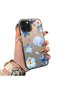 For iPhone 14 Pro Max Compatible Silicone Edge Hard Back Case Sea Star Pattern Phone Case