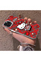 iPhone 11 Pro Compatible Silicone Edge Hard Back Case Kitty Pattern Loving Couple Phone Case - 2