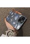 iPhone 13 Compatible Silicone Edge Hard Back Case Shell Patterned Couple Phone Case - 4