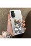 Samsung Galaxy M15 Compatible Silicone Edge Hard Back Case Mouse Pattern Couple Phone Case - 3