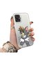 Samsung Galaxy A07 Compatible Silicone Edge Hard Back Case Mouse Patterned Couple Phone Case