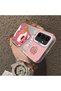 Samsung Galaxy A54 Compatible Silicone Edge Hard Back Case Lotso Patterned Lovers Couple Phone Case - 4