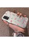 Samsung Galaxy A72 Compatible Silicone Edge Hard Back Case Floral Patterned Lover Couple Phone Case - 2