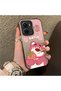Vivo Y16 Compatible Silicone Edge Hard Back Case Lotso Patterned Lovers Couple Phone Case - 3