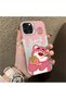 حافظة هاتف من السيليكون متوافقة مع هاتف iPhone 15 Pro، حافظة خلفية صلبة من السيليكون بنمط Lotso للزوجين - 3