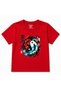 Japanese Yin Yang Koi Fish Sakura Lantern Front & Back Graphic Kids T-Shirt - 2