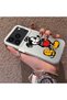 iPhone 17 Pro Compatible Silicone Edge Hard Back Case Mickey Pattern Couple Phone Case - 2