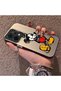Oppo Reno 14 5g Compatible Silicone Edge Hard Back Case Mickey Pattern Couple Phone Case - 2