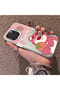 iPhone 16 Pro Compatible Silicone Edge Hard Back Case Lotso Patterned Couple Phone Case - 2