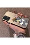 Samsung Galaxy A73 Compatible Silicone Edge Hard Back Case Mouse Patterned Couple Phone Case - 2