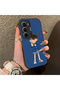 Infinix Hot 60 Pro Compatible Silicone Edge Hard Back Case Konan Patterned Couple Phone Case - 3