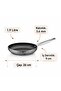 Markiz Granite 7 Piece Cookware Set Gray - 8