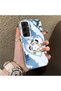 For Samsung Galaxy A55 Compatible Silicone Edge Hard Back Case Anime Patterned Couple Phone Case - 3