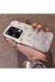 Redmi Note 14S Compatible Silicone Edge Hard Back Case with Floral Pattern Couple Phone Case - 2