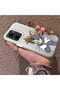 Vivo Y16 Compatible Silicone Edge Hard Back Case Mouse Pattern Couple Phone Case - 2
