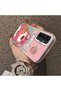 Samsung Galaxy A15 Compatible Silicone Edge Hard Back Case Lotso Patterned Couple Phone Case - 4