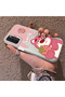 Oppo A16 Compatible Silicone Edge Hard Back Case Lotso Patterned Couple Phone Case - 2
