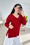 V-Neck Knitwear Blouse 7K126 - 3