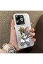 Tecno Spark Go 2024 Compatible Silicone Edge Hard Back Case with Mouse Pattern for Lovers Couple Phone Case - 3