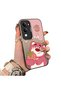 Vivo Y04 Compatible Silicone Edge Hard Back Case Lotso Patterned Lovers Couple Phone Case