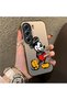 For Tecno Camon 40 Pro 5g Cm7 Compatible Silicone Edge Hard Back Case Mickey Pattern Lover Couple Phone Case - 3