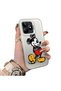 Realme C53 Compatible Silicone Edge Hard Back Case Mickey Patterned Couple Phone Case