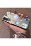 iPhone XS Max Compatible Silicone Edge Hard Back Case Sea Star Patterned Phone Case - 2