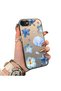 For iPhone Se 2022 Compatible Silicone Edge Hard Back Case Sea Star Pattern Phone Case