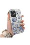 Oppo A3X 4g Compatible Silicone Edge Hard Back Case Shell Patterned Couple Phone Case