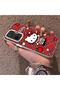 Poco F7 5g Compatible Silicone Edge Hard Back Case Kitty Pattern Loving Couple Phone Case - 2