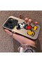 Oppo Find X9 Pro 5g Compatible Silicone Edge Hard Back Case Mickey Patterned Couple Phone Case - 2
