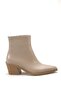 Women's Valore Short Heeled Short Boots - Tan - 4