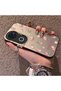 Vivo V50 Compatible Silicone Edge Hard Back Case Floral Pattern Couple Phone Case - 2