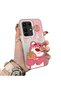 Infinix Note 50 Pro Plus Compatible Silicone Edge Hard Back Case Lotso Patterned Lover Couple Phone Case