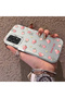 Samsung Galaxy A52 Compatible Silicone Edge Hard Back Case Floral Patterned Lover Couple Phone Case - 2