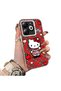 Tecno Spark 20C Compatible Silicone Edge Hard Back Case Kitty Pattern Loving Couple Phone Case