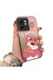 Infinix Hot 50I Compatible Silicone Edge Hard Back Case Lotso Patterned Lover Couple Phone Case
