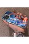 For iPhone 16 Pro Compatible Silicone Edge Hard Back Case Nezha Patterned Couple Phone Case - 2
