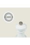 Cole & Mason H233063 Hoxton Glossy White Salt Mill 104mm - 4