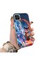 Realme C21Y Compatible Silicone Edge Hard Back Case Nezha Patterned Couple Phone Case