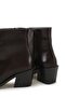 Women's Valore Short Heeled Short Boots - Brown-Patent Leather - 5