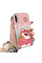 Samsung Galaxy A50 Compatible Silicone Edge Hard Back Case Lotso Patterned Lover Couple Phone Case